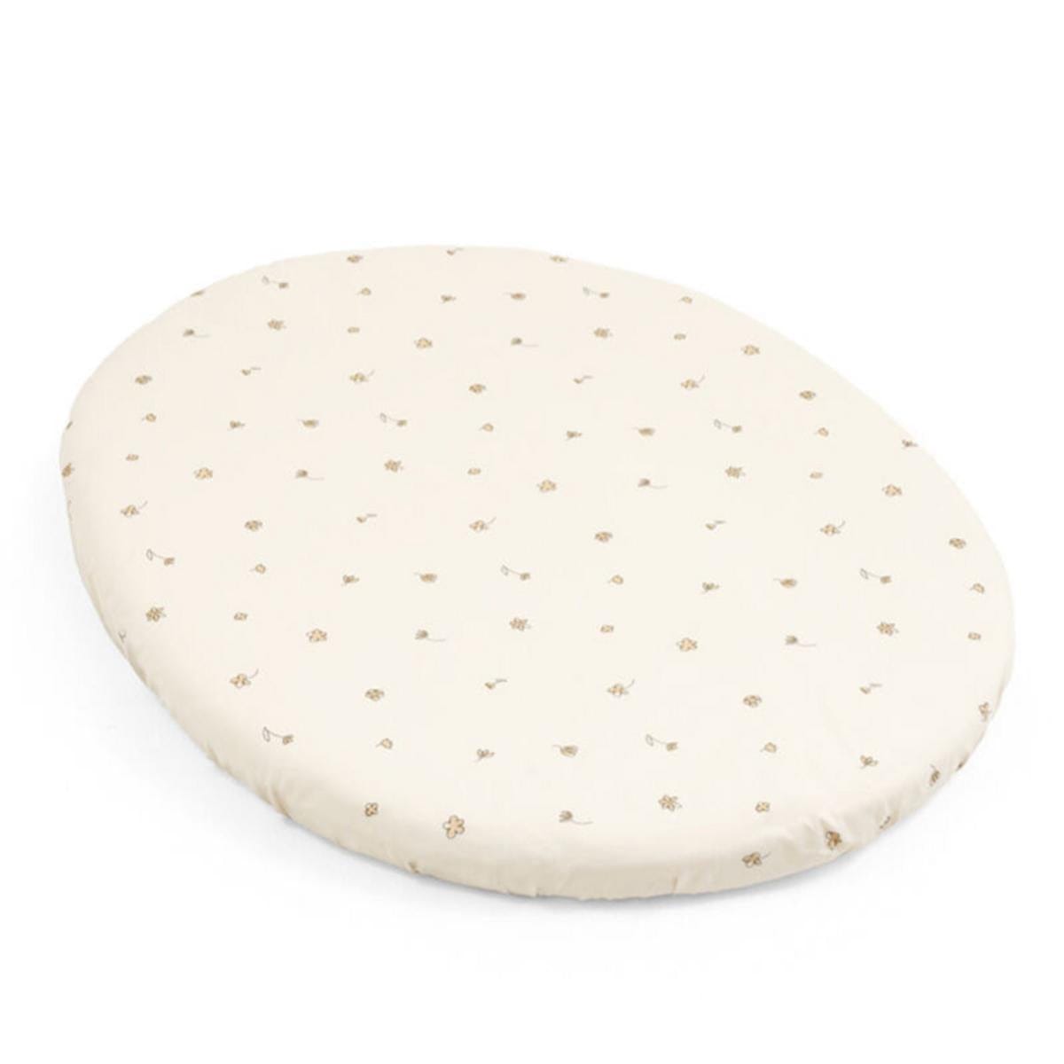 Stokke Sleepi Mini Fitted Sheet - Flower Ecru - 683206