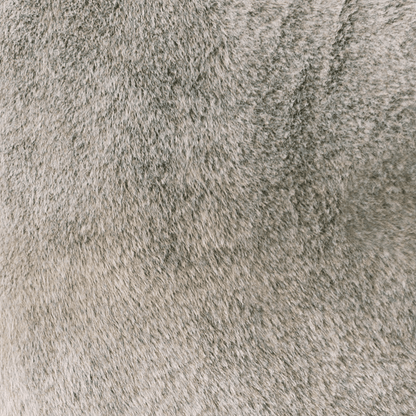 Oilo Small Stationary Oval Ottoman With Wood Base -