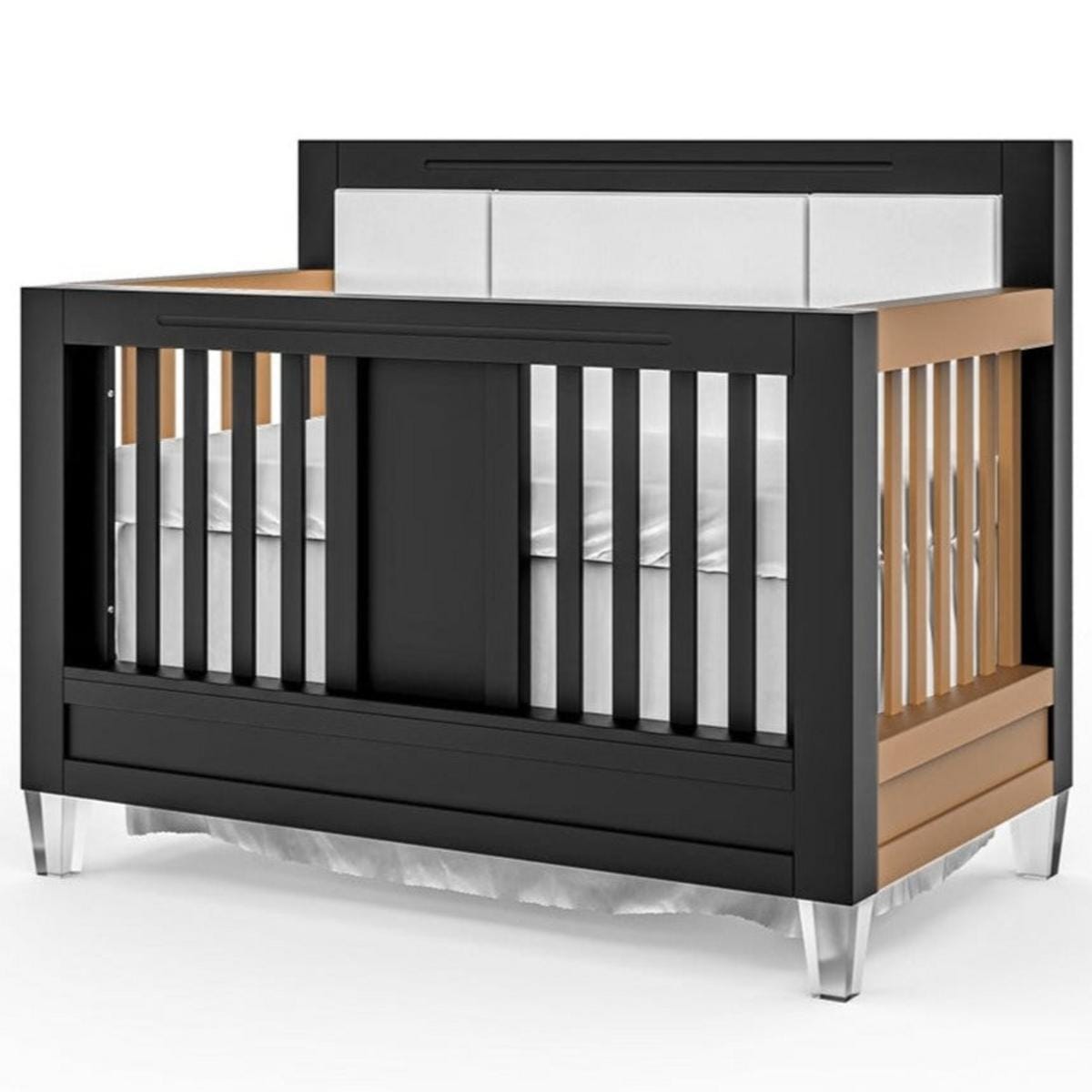 Romina Furniture Millenario Convertible Crib (Tufted)