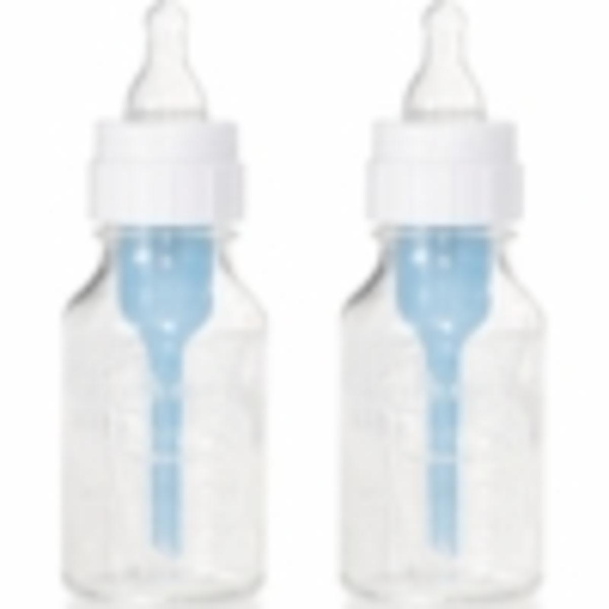 Dr. Brown's BPA Free Glass Bottles 2 Pack-4 oz - 163H-P2