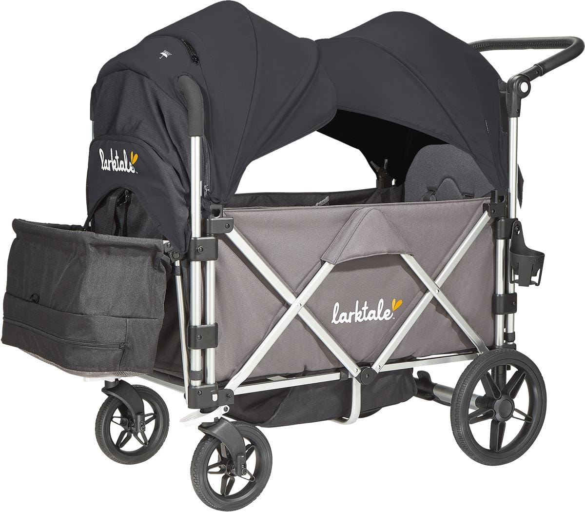 Larktale OPEN BOX Caravan Stroller Wagon Complete - Mornington Gray/Byron Black - LK50009-ob