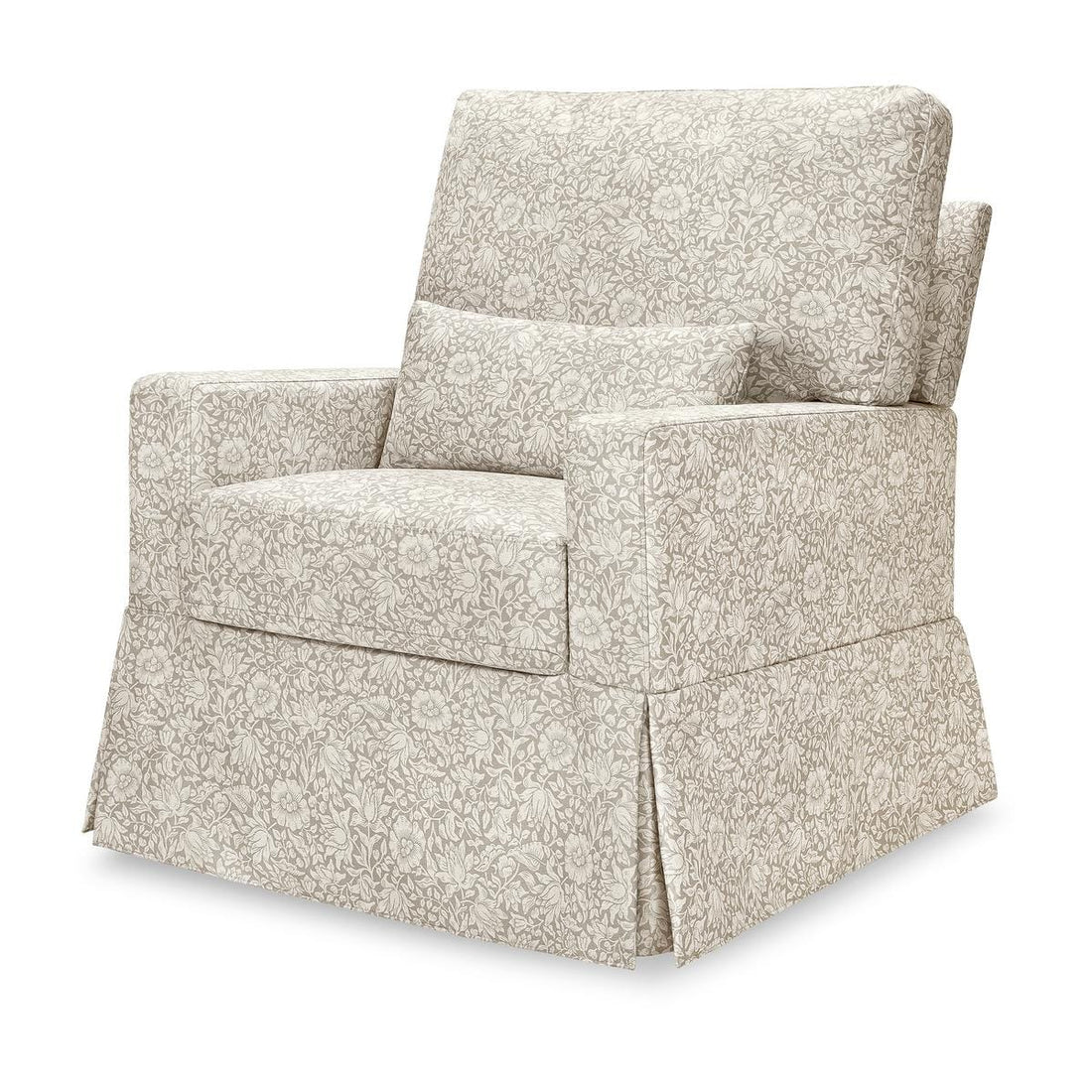 Morris & Co. x Namesake Crawford Pillowback Comfort Swivel Glider - Mallow in Ash - M21787MA