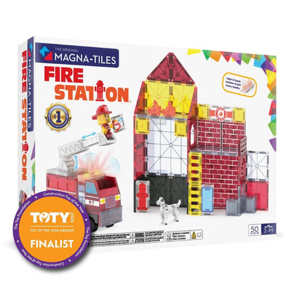 Magna-Tiles Fire Station 50 Piece Set - 252050FS