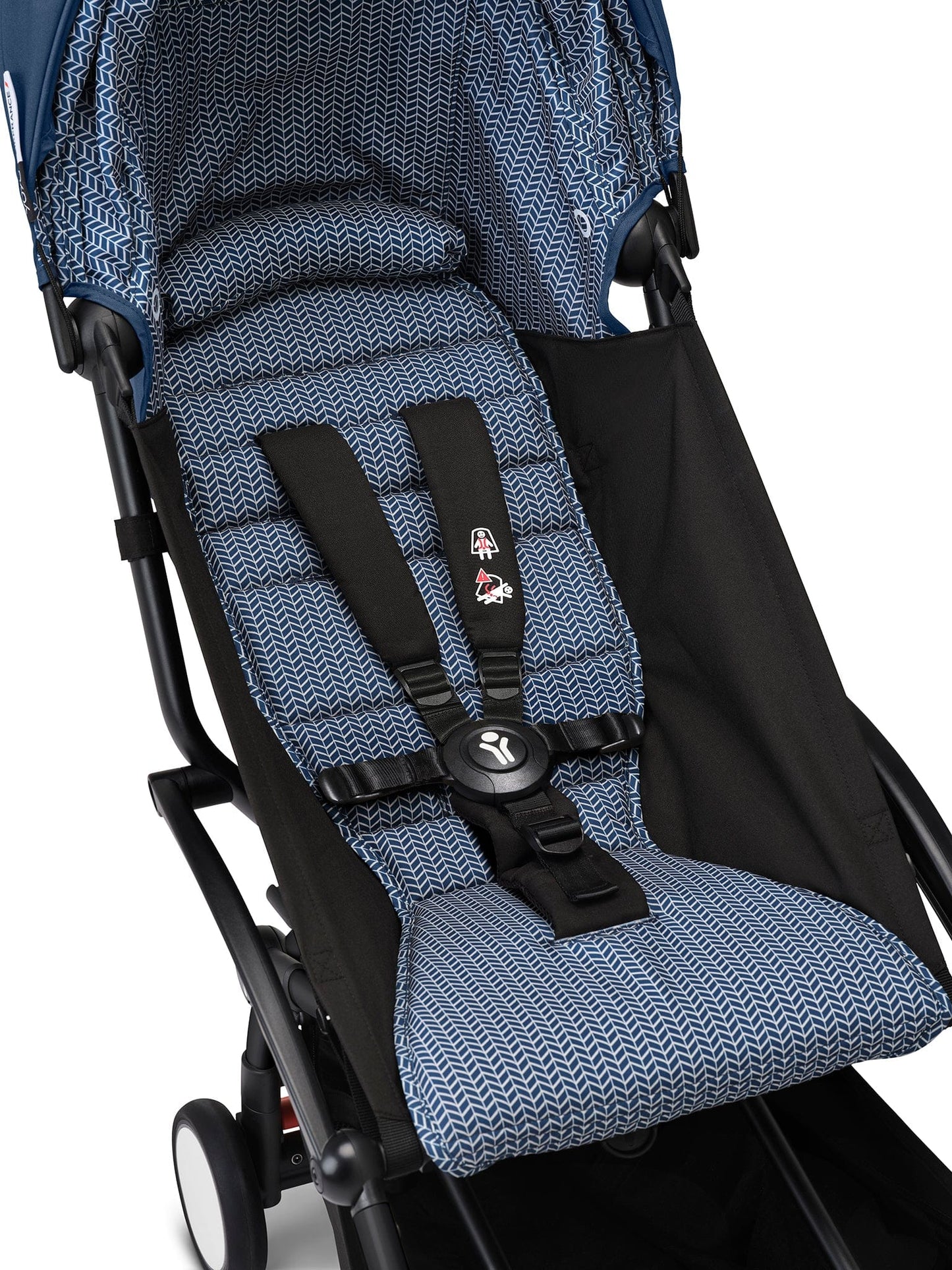 Stokke YOYO3 Ultra Compact 6+ Stroller (One Box) - Black / Air France Blue