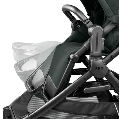 PEG YPSI Single-to-Double Stroller - Metal