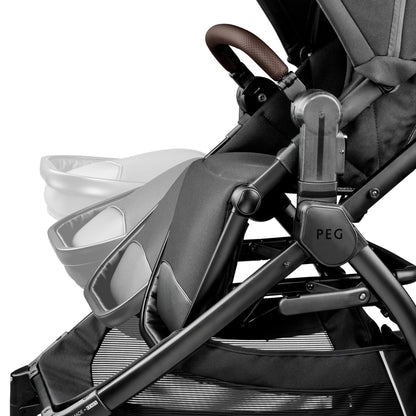 PEG YPSI Single-to-Double Stroller - True Black