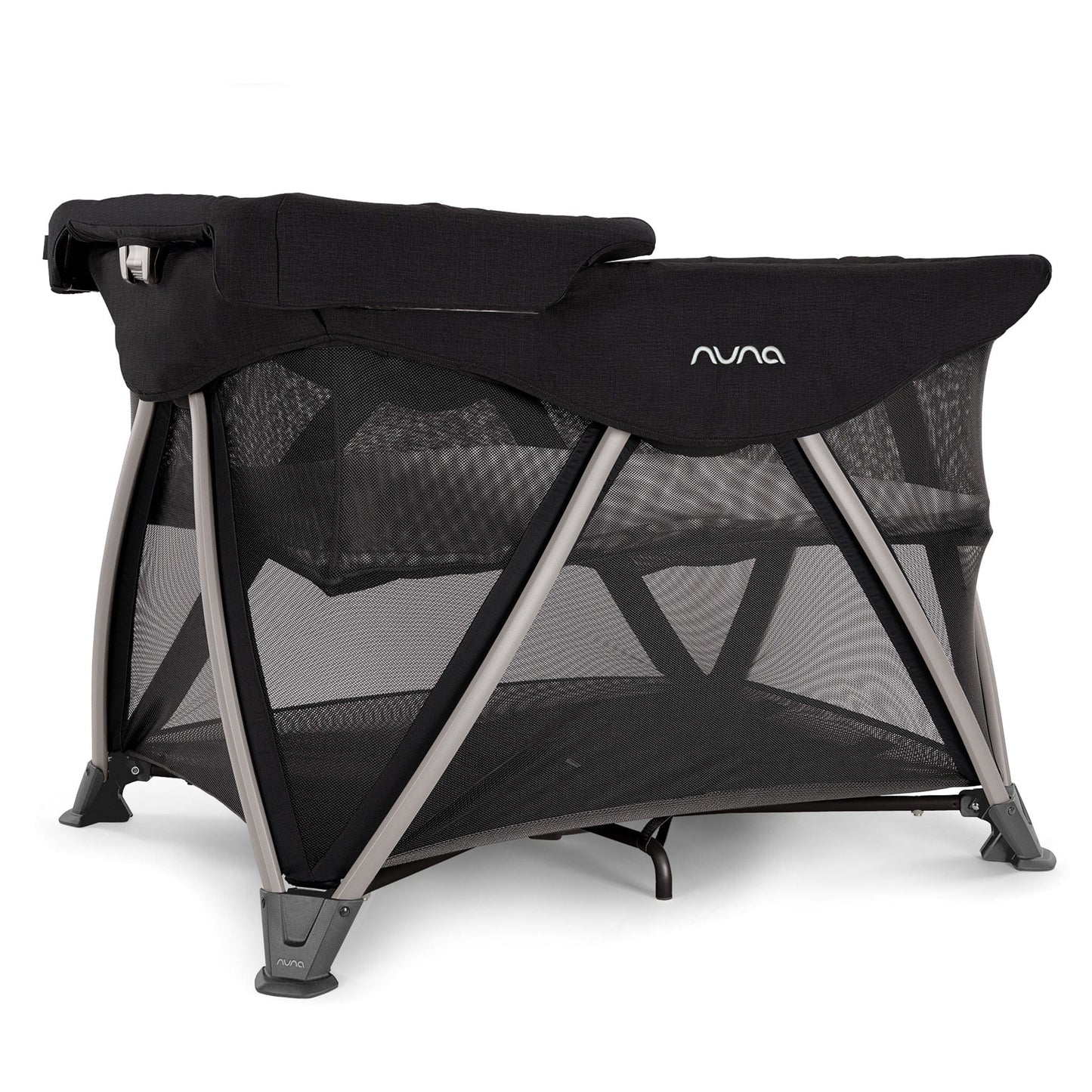 Nuna SENA Aire Playard with Zip-Off Bassinet + Changer (One Box) - Caviar