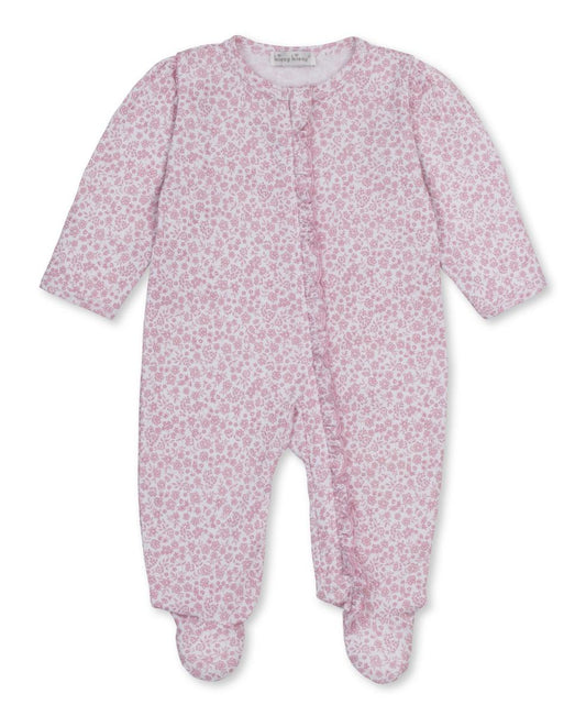 Kissy Kissy Footie w/ Zip Print - Pink, 0-3M