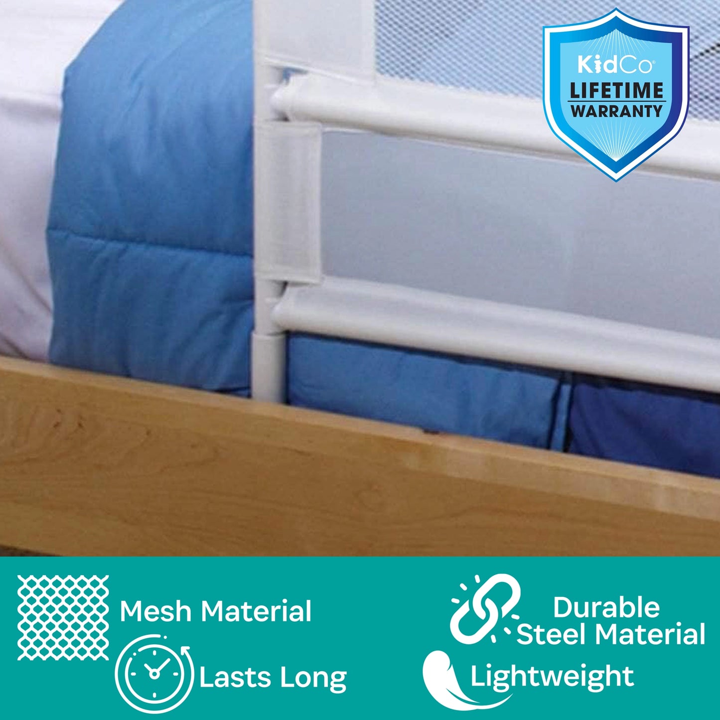 KidCo Children's Mesh Telescopic Bed Rail