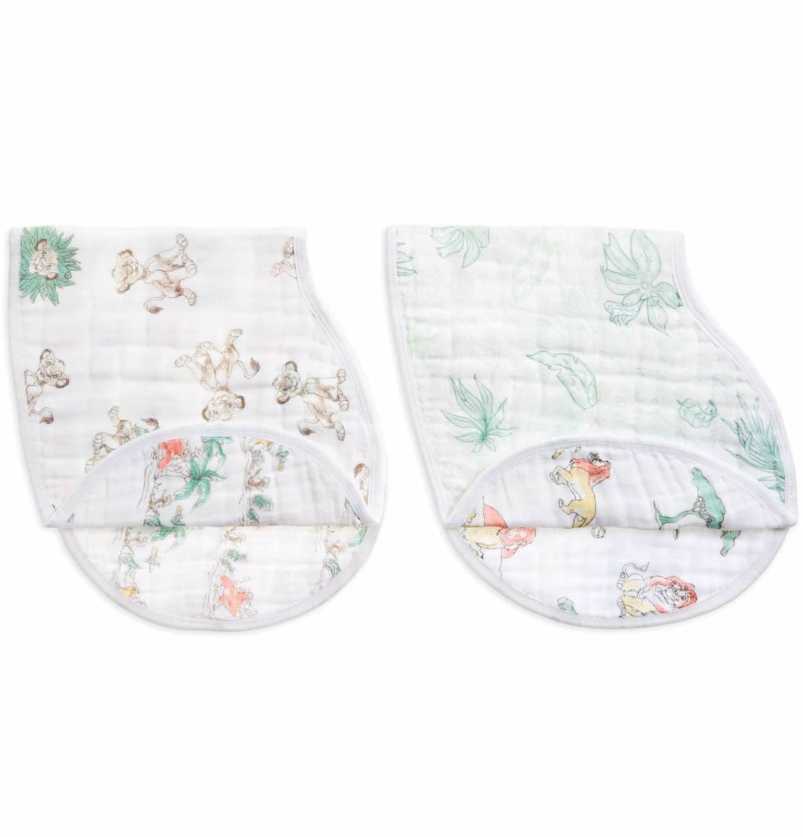 Aden + Anais Burpy Bibs, 2 Pack - Disney Lion King - DISN285
