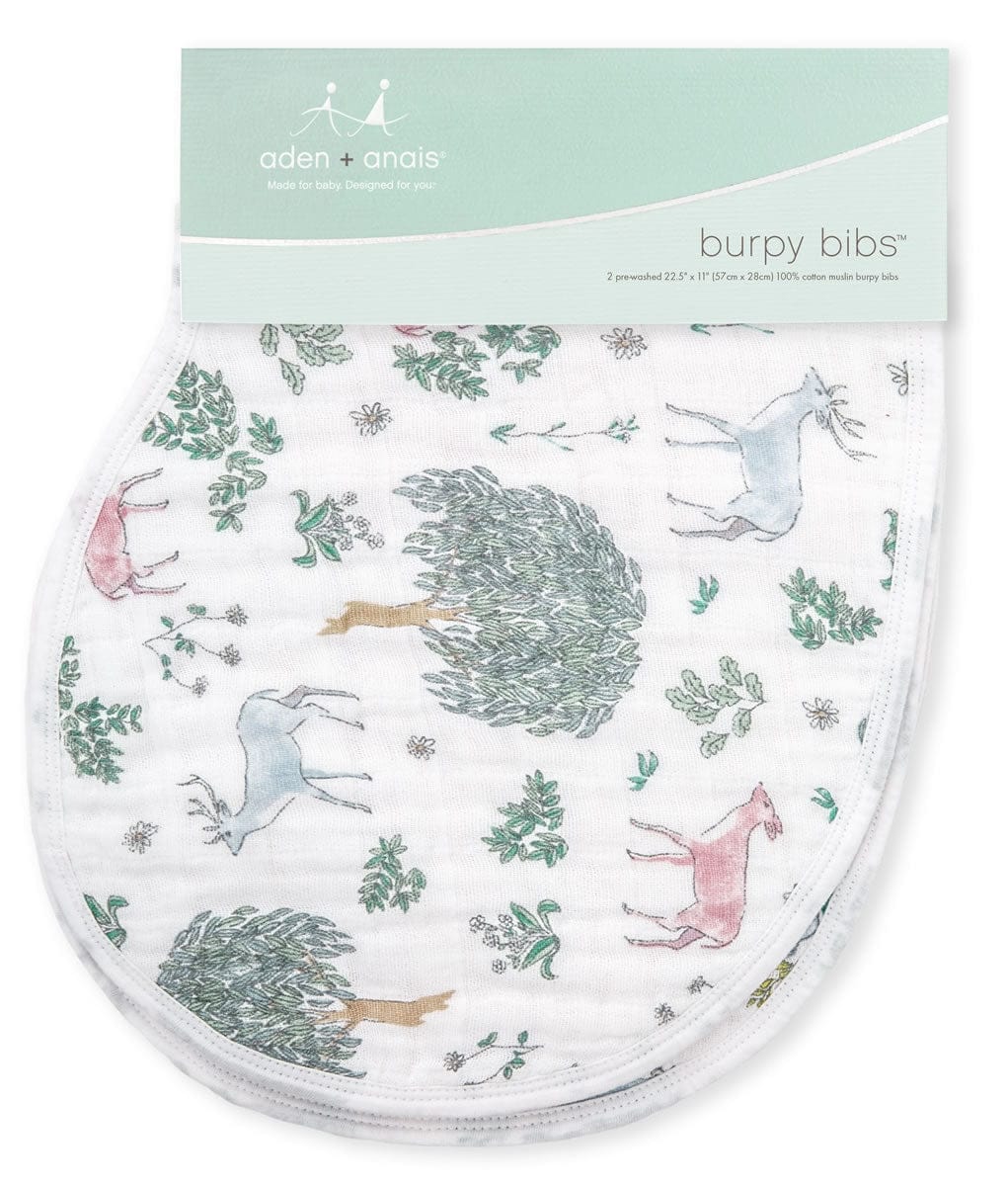 Aden + Anais Burpy Bibs, 2 Pack - Forest Fantasy - 7065-AA