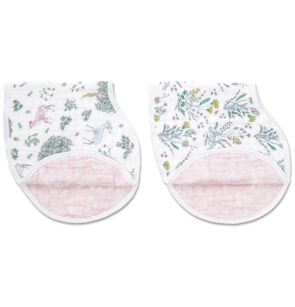 Aden + Anais Burpy Bibs, 2 Pack - Forest Fantasy - 7065-AA