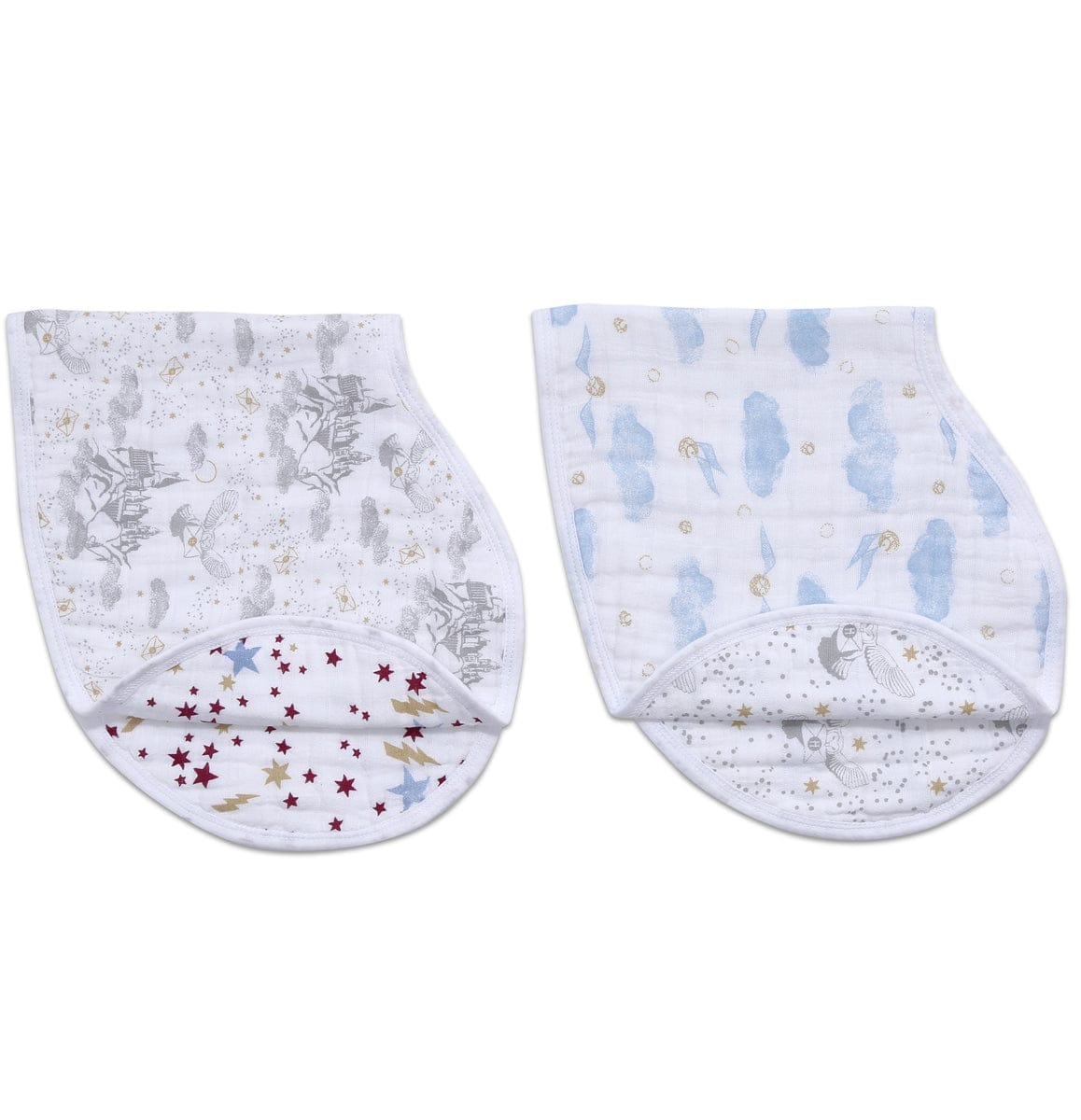 Aden + Anais Burpy Bibs, 2 Pack - Harry Potter Iconic - ABBC20002HP
