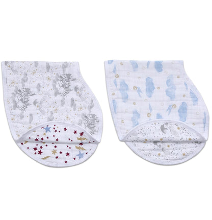 Aden + Anais Burpy Bibs, 2 Pack - Harry Potter Iconic - ABBC20002HP