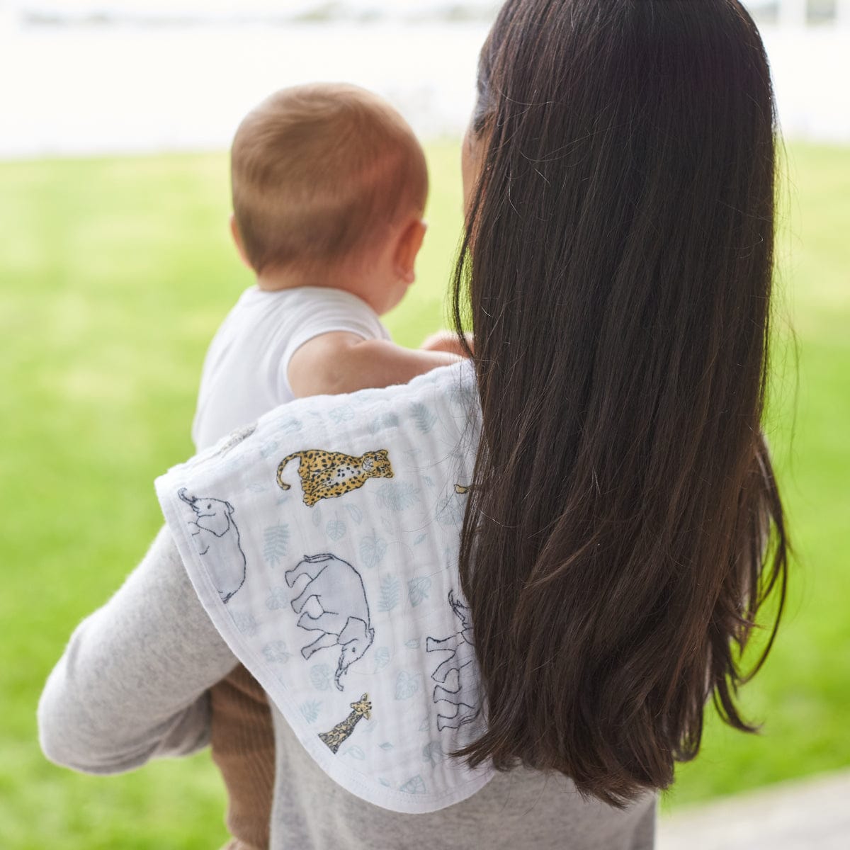 Aden + Anais Burpy Bibs, 2 Pack - Jungle - ABBC20003