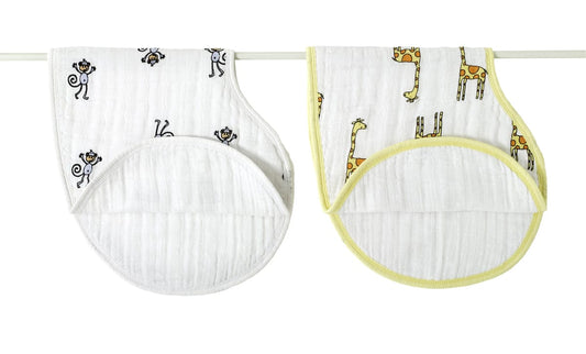 Aden + Anais Burpy Bibs, 2 Pack - Jungle Jam - 7026