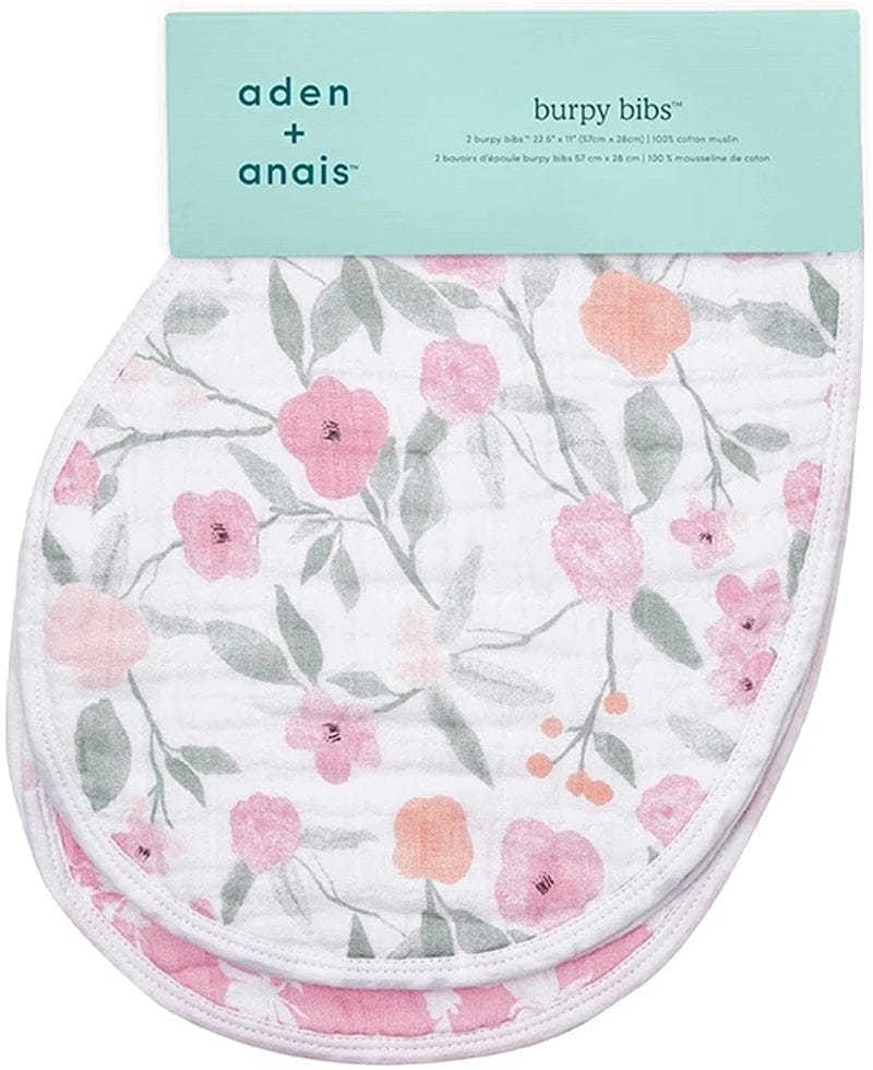 Aden + Anais Burpy Bibs, 2 Pack - Ma Fleur - ABBC20007