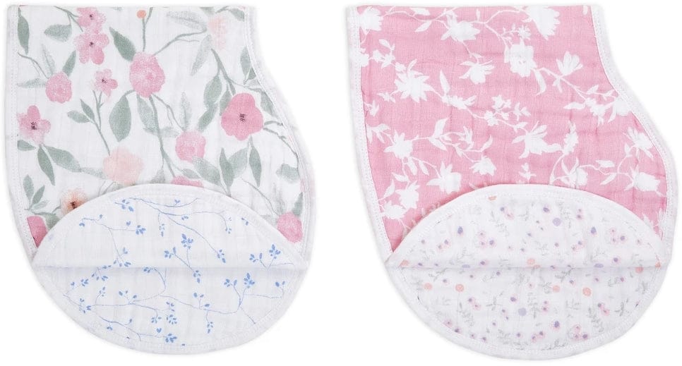 Aden + Anais Burpy Bibs, 2 Pack - Ma Fleur - ABBC20007