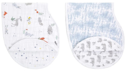 Aden + Anais Burpy Bibs, 2 Pack - Naturally - ABBC20010