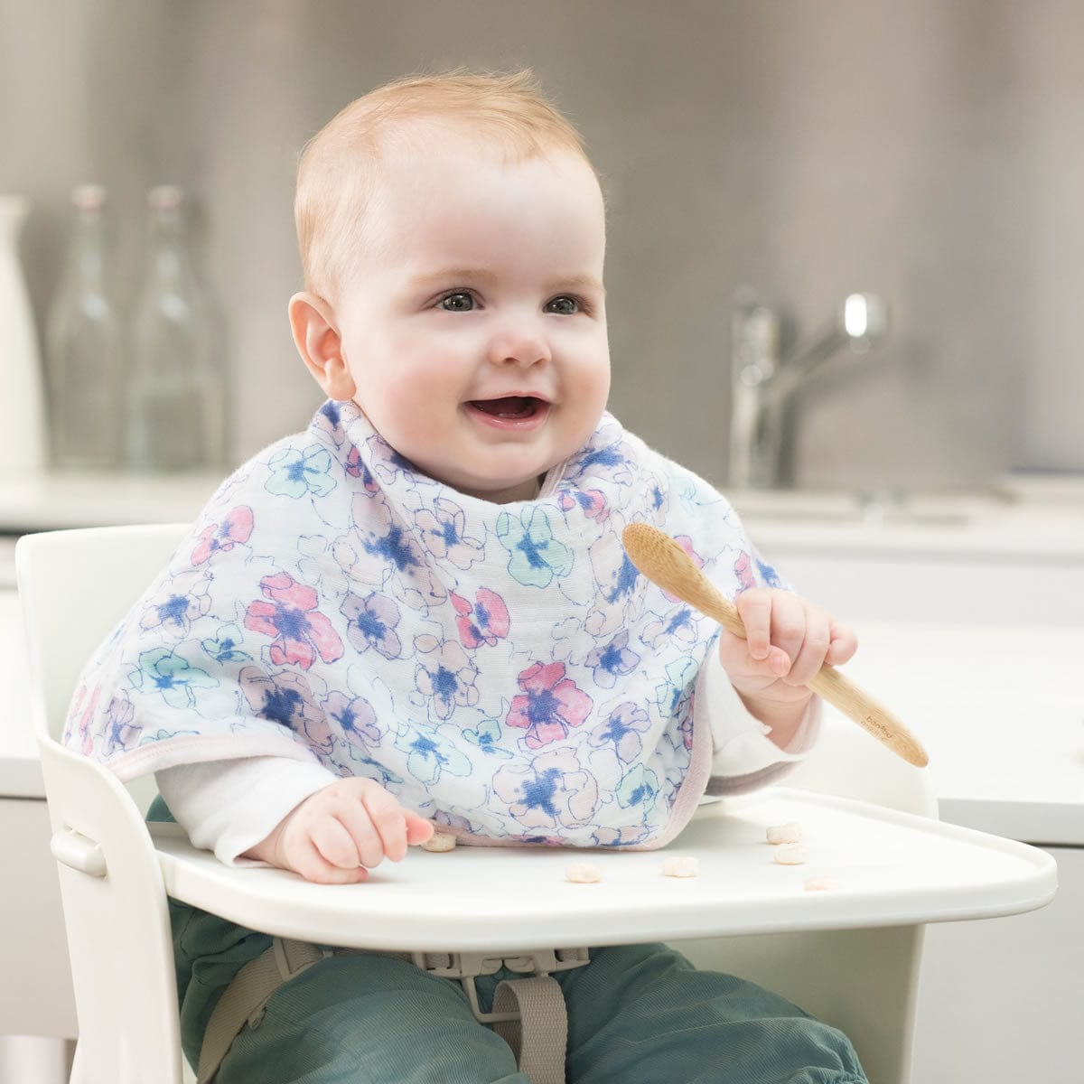 Aden + Anais Burpy Bibs, 2 Pack - Trail Blooms - 7063-AA