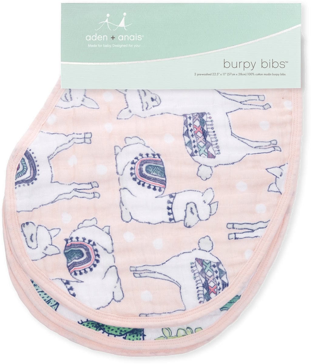 Aden + Anais Burpy Bibs, 2 Pack - Trail Blooms - 7063-AA