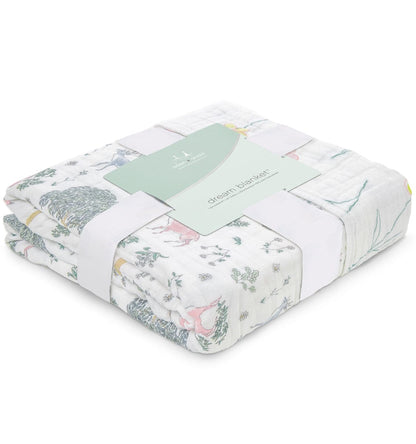 Aden + Anais Classic Dream Blanket - Forest Fantasy Deer - 6143-AA