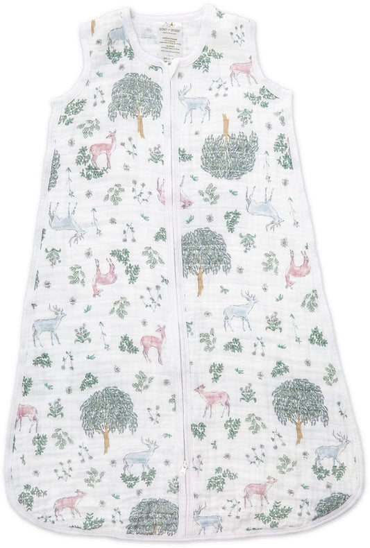 Aden + Anais Classic Sleeping Bag - Forest Fantasy Deer - Small - 8198-AA