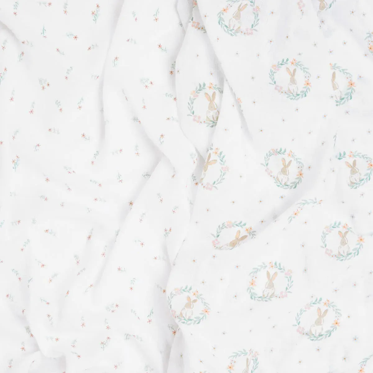 Aden + Anais Essentials Cotton Muslin Swaddle Blanket 2 pk - Blushing Bunnies - ESWC20029