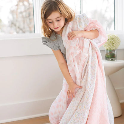 Aden + Anais Essentials Cotton Muslin Swaddle Blanket 2 pk - Piece Of My Heart - ESWC20022