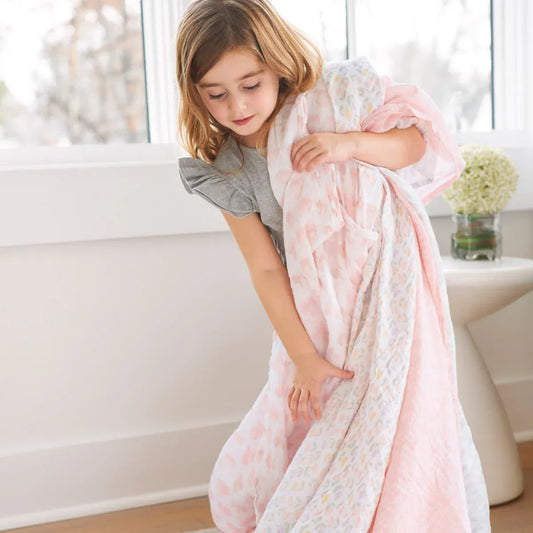 Aden + Anais Essentials Cotton Muslin Swaddle Blanket 2 pk - Piece Of My Heart - ESWC20022