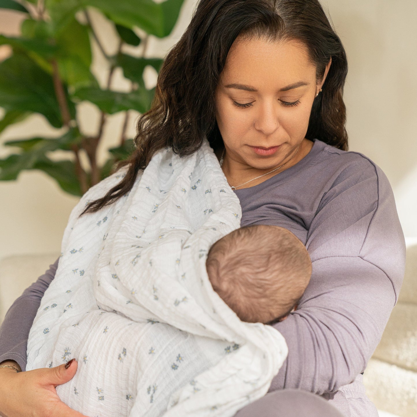 Aden + Anais Essentials Cotton Muslin Swaddle Blanket 4 pk - Butterfly Garden - ESWC40037