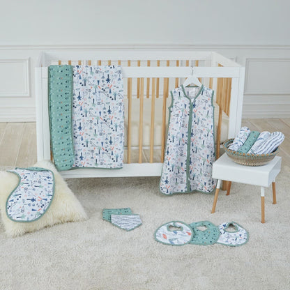 Aden + Anais Essentials Cotton Muslin Swaddle Blanket 4 pk - Dinotime - ESWC40002