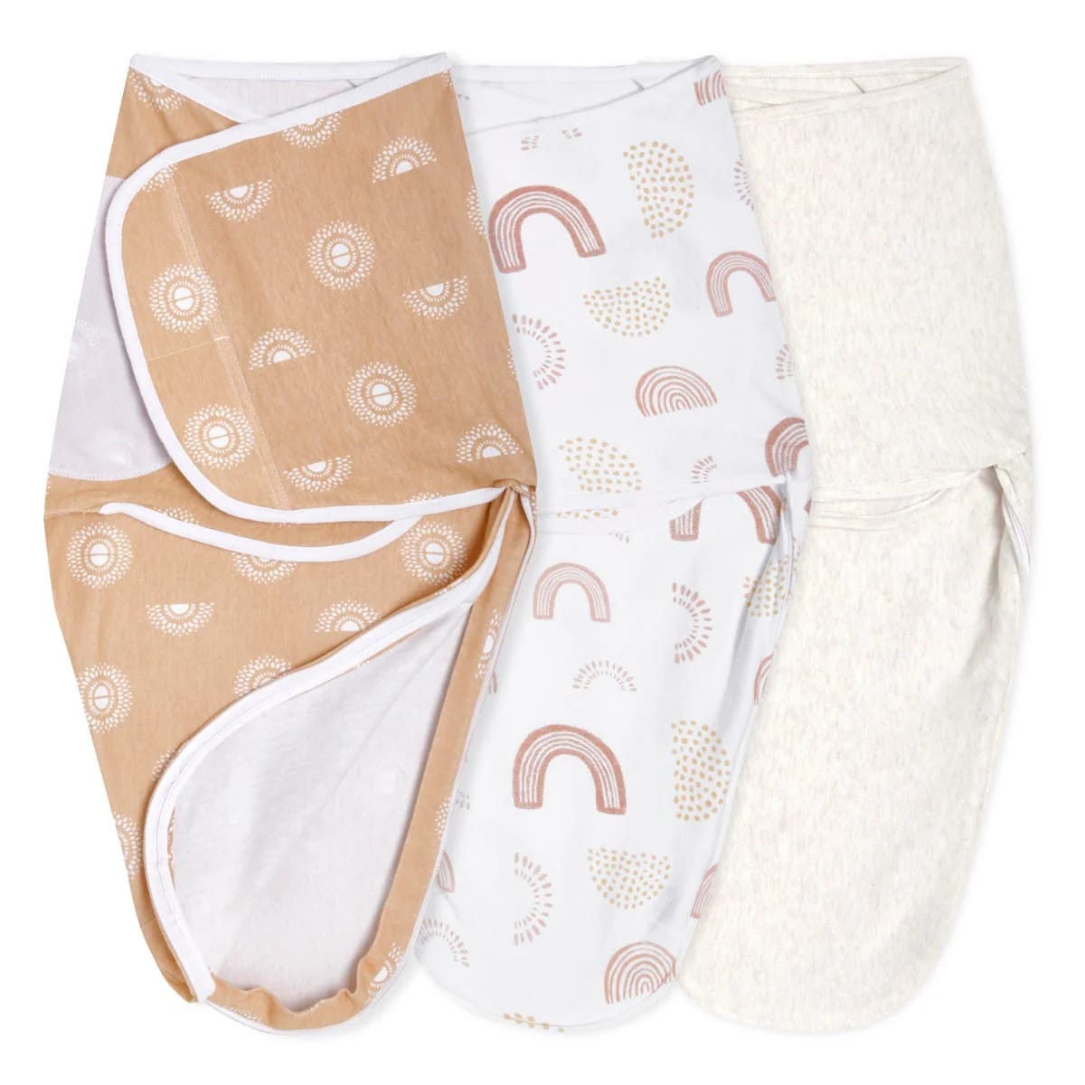Aden + Anais Essentials Easy Swaddle Wrap Quick Change 3 pk - Keep Rising (0-3 months) - EWSK30022