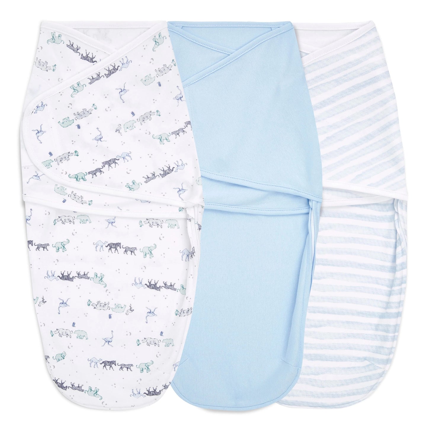 Aden + Anais Essentials Easy Swaddle Wrap Quick Change 3 pk - Rising Star (0-3 months) - EWSK30010