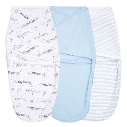 Aden + Anais Essentials Easy Swaddle Wrap Quick Change 3 pk - Rising Star (0-3 months) - EWSK30010