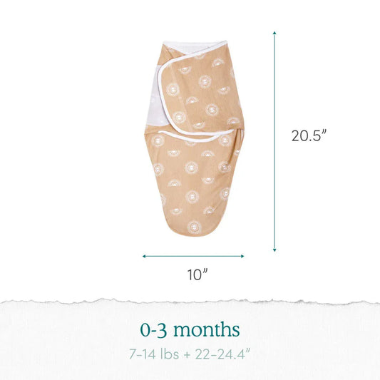 Aden + Anais Essentials Easy Swaddle Wrap Quick Change 3 pk - Rising Star (0-3 months) - EWSK30010
