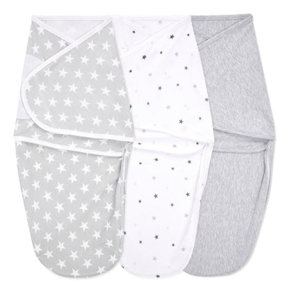 Aden + Anais Essentials Easy Swaddle Wrap Quick Change 3 pk - Twinkle (0-3 months) - EWSK30012
