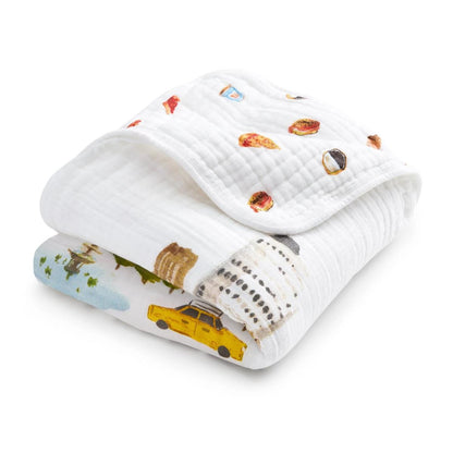 Aden + Anais Organic Cotton Muslin Dream Blanket - New York City - ADBO10011
