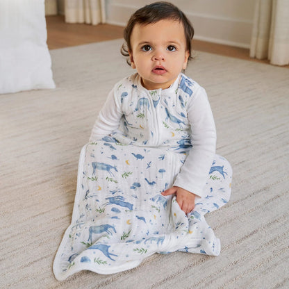 Aden + Anais Organic Cotton Sleeping Bag - Outdoors Sleepy Forest (18-36 months) - ASGO10003