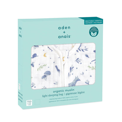 Aden + Anais Organic Cotton Sleeping Bag - Outdoors Sleepy Forest (18-36 months) - ASGO10003