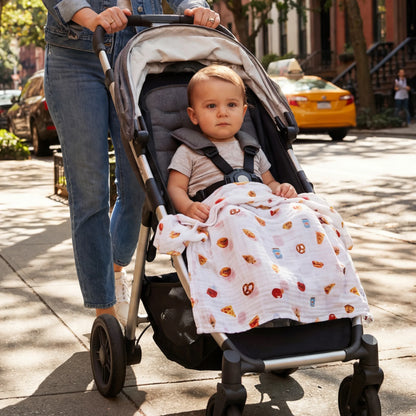 Aden + Anais Organic Cotton Swaddle Blanket 4 pk - New York City - ASWO40012