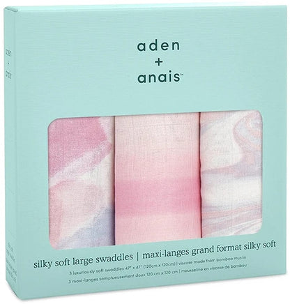 Aden + Anais Silky Soft Swaddle - 3 Pack - Florentine - ASWS30004