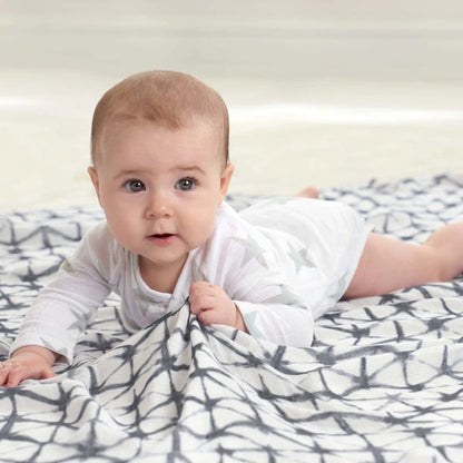 Aden + Anais Silky Soft Swaddles, 3 Pack - Pebble Shibori - 9215