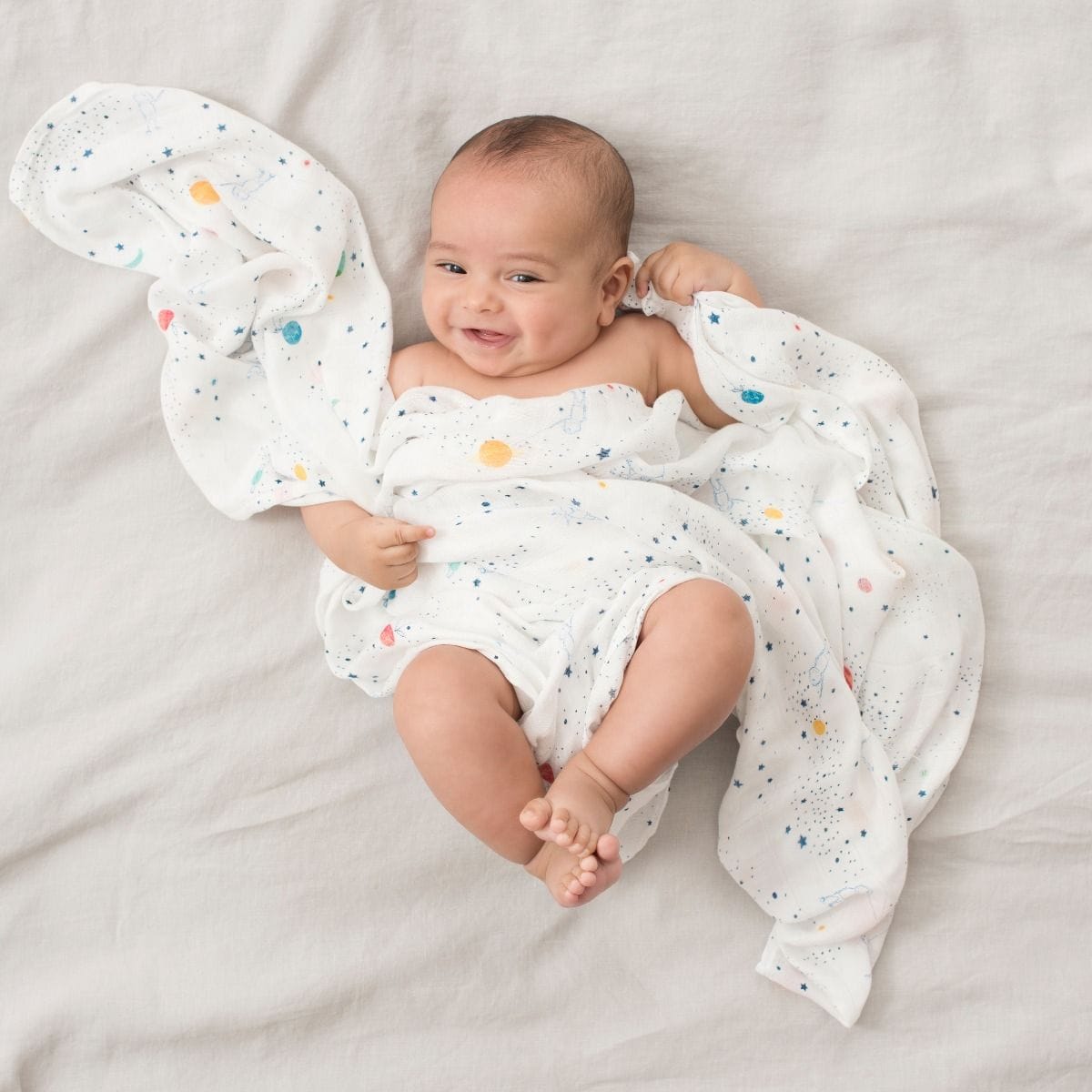 Aden + Anais Silky Soft Swaddles - 3-Pack - Stargaze - 9227