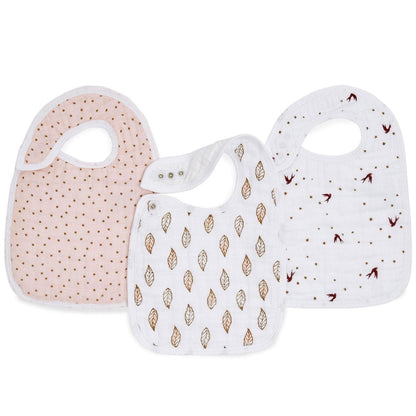Aden + Anais Snap Bibs, 3 Pack - Dahlias - 7142-AA