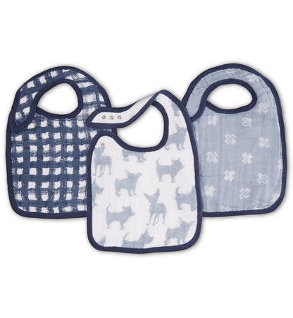 Aden + Anais Snap Bibs, 3 Pack - Waverly - 7137-AA