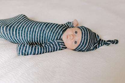 Aden + Anais Snuggle Knit Newborn Gift Set - Navy Stripe - ANGN40003