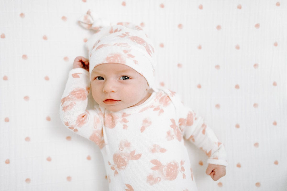 Aden + Anais Snuggle Knit Newborn Gift Set - Rosettes - ANGN40001