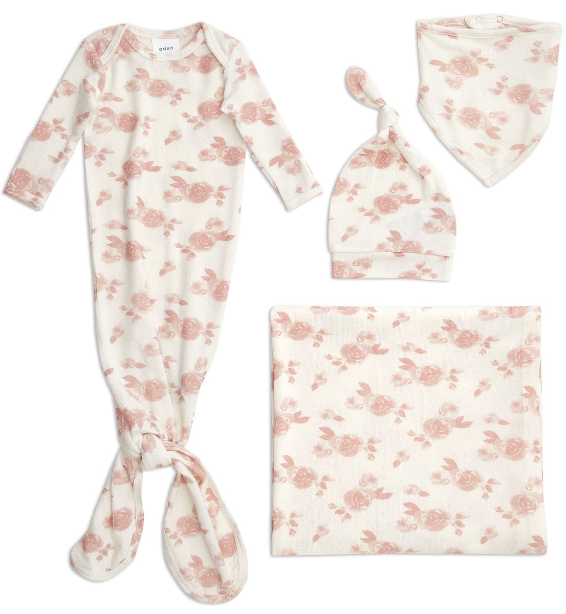 Aden + Anais Snuggle Knit Newborn Gift Set - Rosettes - ANGN40001