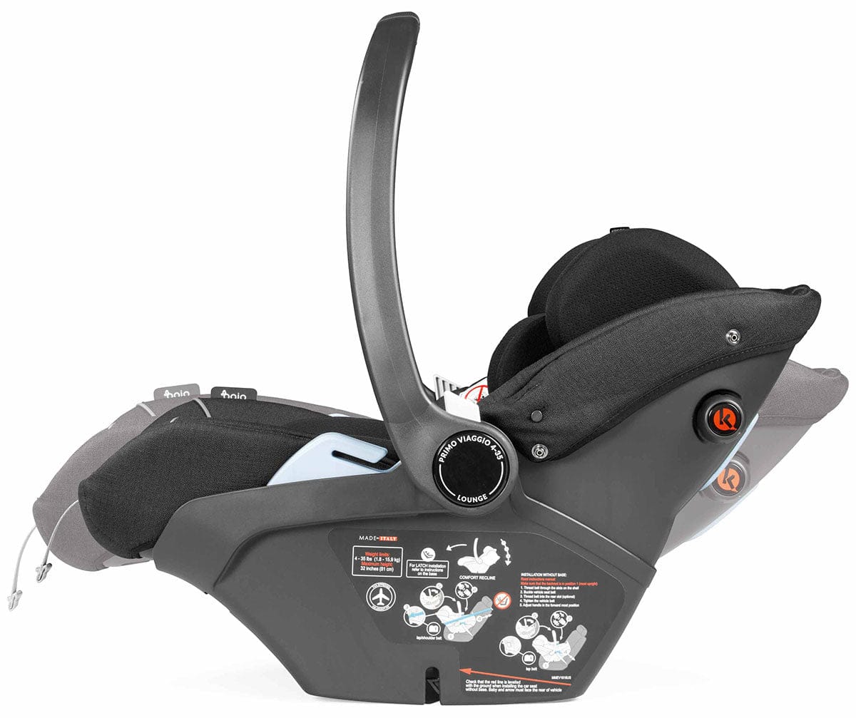 Agio by Peg Perego Primo Viaggio 4-35 Lounge Reclining Infant Car Seat - Black Pearl - IMLO00UX00BA13PL63